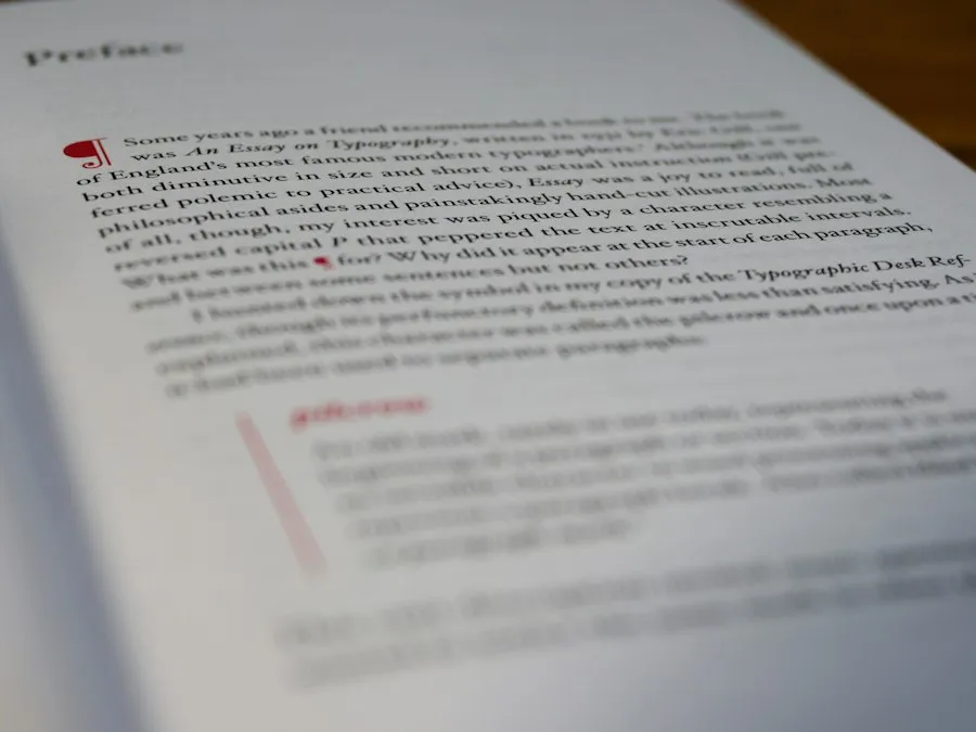 Photo common text editing mistakes